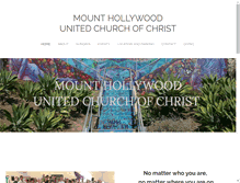 Tablet Screenshot of mounthollywood.org